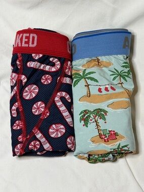 Duluth Trading Co. - Holiday Candy Cane & Tropical Island Boxer Briefs